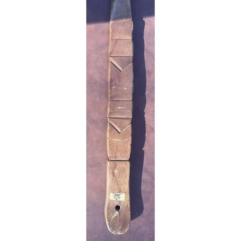 Vintage DeVille XL Hand Carved Wood Tiki Fork Spoon Knife Wall‎ Decor